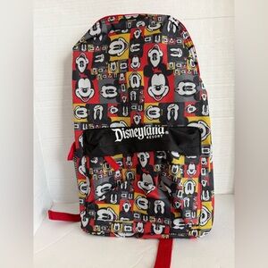 DISNEYLAND RESORT EXCLUSIVE BACKPACK MICKEY MOUSE EXPRESSION FACES CHECKERED~NEW